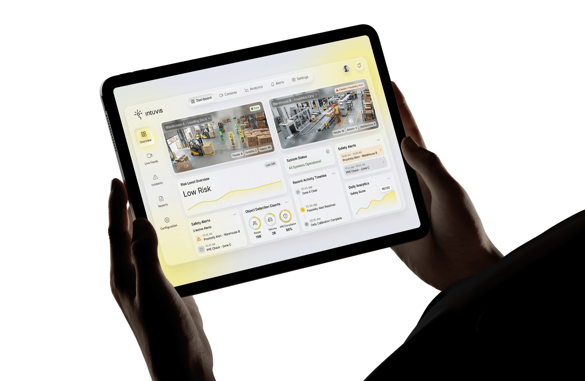Intuvis web uygulaması kontrol paneli